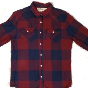 Red and Blue Plaid Shirt